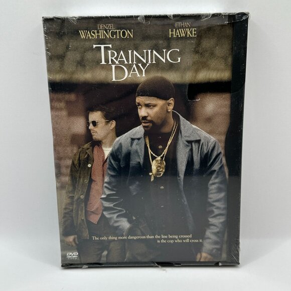 Training Day DVD Denzel Washington Ethan Hawke Warner Bros Full Screen Edition R - Picture 1 of 2